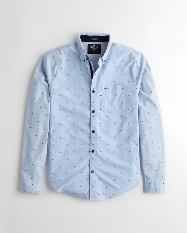 Camisas de vestir sales hollister para hombre